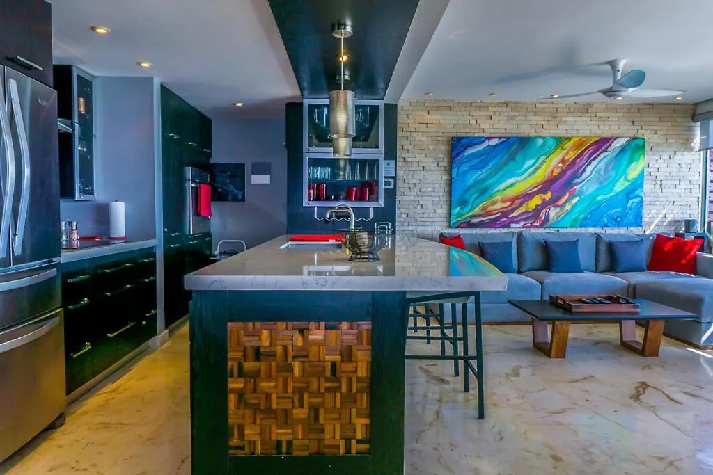 Executive Penthouse With Unobstructed Views At The Elements By Bric Villa Playa del Carmen Holiday home